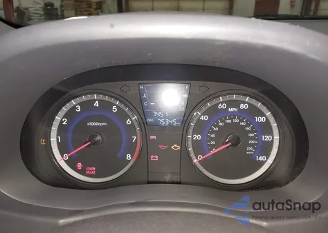 2012 Hyundai Accent Gls from USA, damaged, VIN KMHCU4AE9CU162172